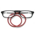 thumbnail image 3 of Magnetic Reading Glasses Men Women Front Connect Adjustable Temples Eyeglass Around Neck Hanging Readers, 3 of 6