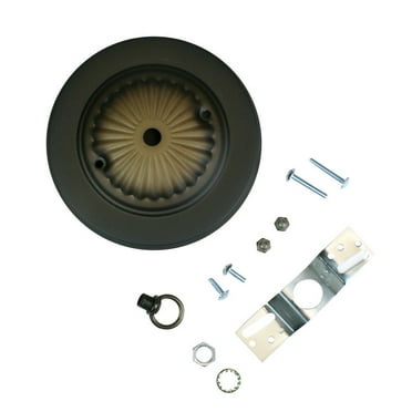 Jandorf 60213 Ceiling Canopy Kit, 1-1/16 in Center Hole, For Use With Outlet Box and Hang Ceiling Fixture