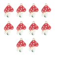 thumbnail image 2 of DIY Jewelry Pendant Mushroom Pendant for Earring Necklace 10Pcs Pack, 2 of 5