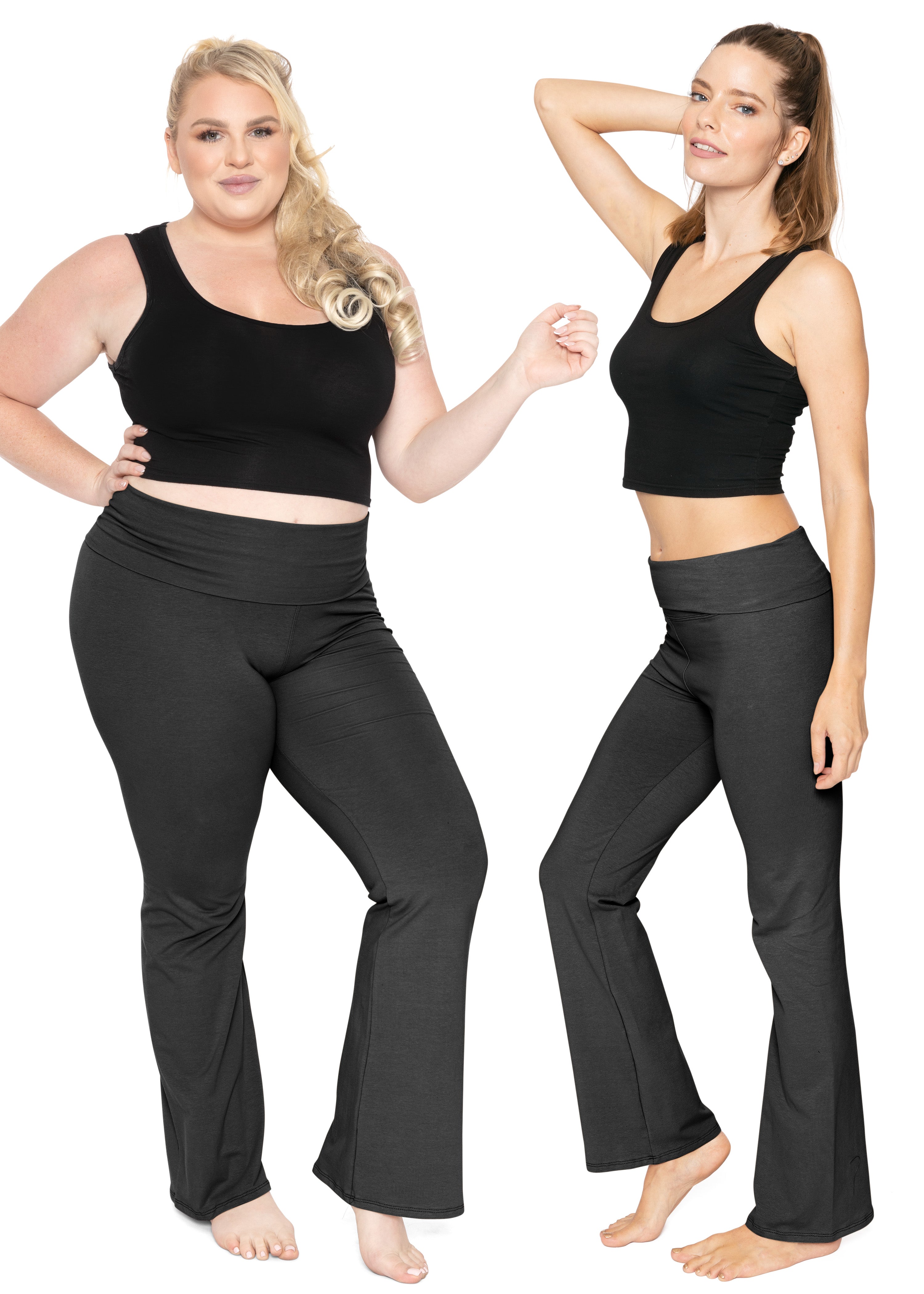 Stretch Is Comfort Women's Foldover Yoga Pant | Adult Small -7x - image 2 of 6