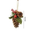 thumbnail image 3 of Christmas Pine Cones Ornaments,Pine Scented Ornaments for Christmas Tree,Christmas Tree Ornaments Pine Decorations,Fall Hanging Pine Cones Ornaments,Christmas Hanging Holiday Ambiance Decoration, 3 of 6