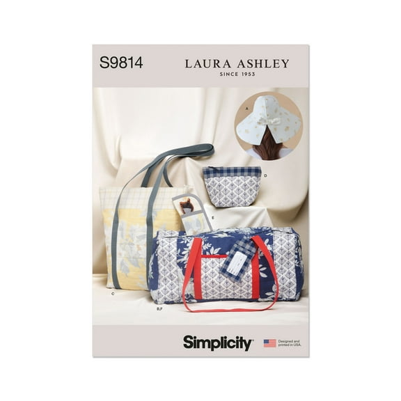 Simplicity Paper Sewing Pattern 9814 - Headwear and Bags and Accessories for Women