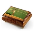 thumbnail image 1 of Sports Theme Wood Inlay: Tennis - Collectible 30 Note Musical Jewelry Box - Moon River, 1 of 2