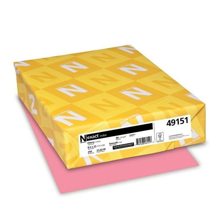 Cherry Scrapbooking Paper - Neenah Exact Index 8.5 x 11 Cherry Paper 90lb Cover 250/Ream