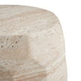 thumbnail image 5 of Christopher Knight Home Elegant 15.25" Outdoor Lightweight Concrete Conical Side Table, Travertine Finish, 5 of 9