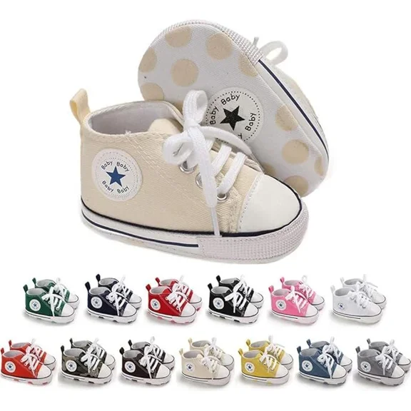 Baby Infant Classic Canvas Baby Shoes Boy/ Girl Soft Sole