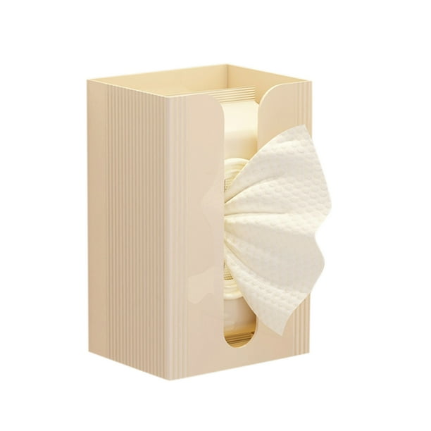 Organizadores y almacenamiento de armarios, Organización y almacenamiento, Contenedores de almacenamiento, Caja de pañuelos de pared para baño, Cajón de papel multifuncional invertido, Caja de almacen