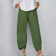 thumbnail image 2 of UPPADA Women Hiking Pants Women's Pants Floral Printed Sweatpants Cotton Joggers Baggy Stretchy Trousers Dressy Lightweight Capri Pant Pockets,Cotton Sweatpants Women, 2 of 5