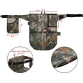 thumbnail image 6 of Portable Heated Hunting Seat Cushion, Outdoor Folding Chair Cushion with Waist Belt, Bleacher Seat for Sports Events, Hunting, Travelling, Hiking, Fishing, Power Bank Not Included（Camo）, 6 of 8