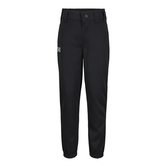 Pantalones de béisbol Under Armour para niños de preescolar, talla 4, negros