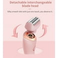 thumbnail image 3 of Solys Razor, Solys Smoothshave Razor,Solys Electric Razor, Solys Smooth Shave Razor,2 In 1 Double Head Shaver Razors,With Digital Display,Wet And Dry Use,Electric Shavers For Women (Blue), 3 of 8