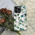 thumbnail image 5 of Punmada Compatible with iPhone 16 Pro Matte Case For Girl Boy Full Body Protective Hard Shell Esthetics Pattern Art Deco Stained Glass Spring Foliage, 5 of 7