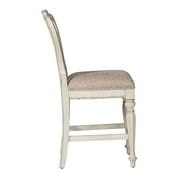 Liberty Furniture Industies, INC Magnolia Manor Counter Height Chair (RTA) in Antique White