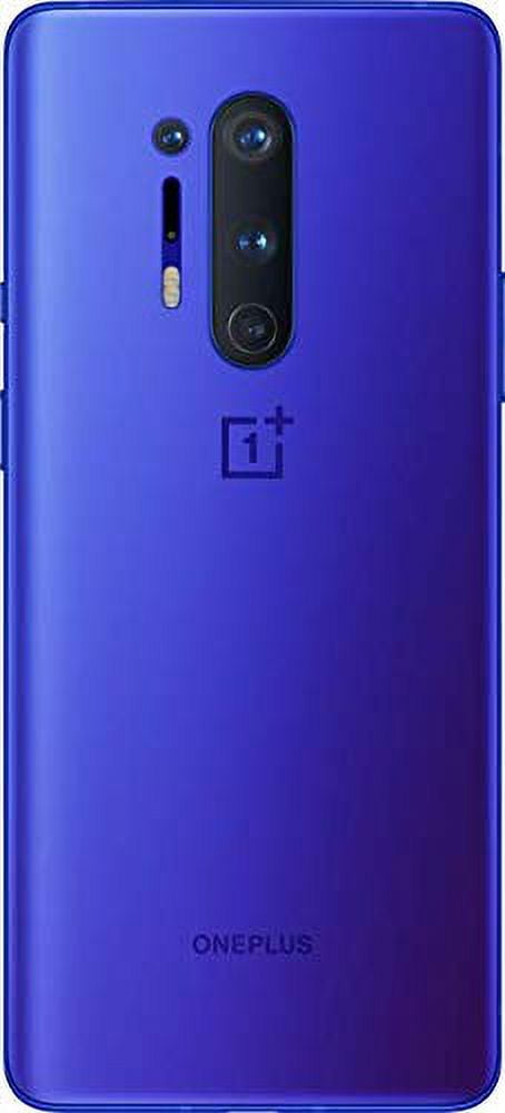 OnePlus 8 Pro Ultramarine Blue, 5G Unlocked Android Smartphone U.S Version,  12GB RAM+256GB Storage, 120Hz Fluid Display,Quad Camera, Wireless Charge,  