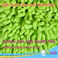 thumbnail image 2 of Microfiber Cleaning Wash Towel Mitten For Car Auto Detailing Waxing Large Green, 2 of 6