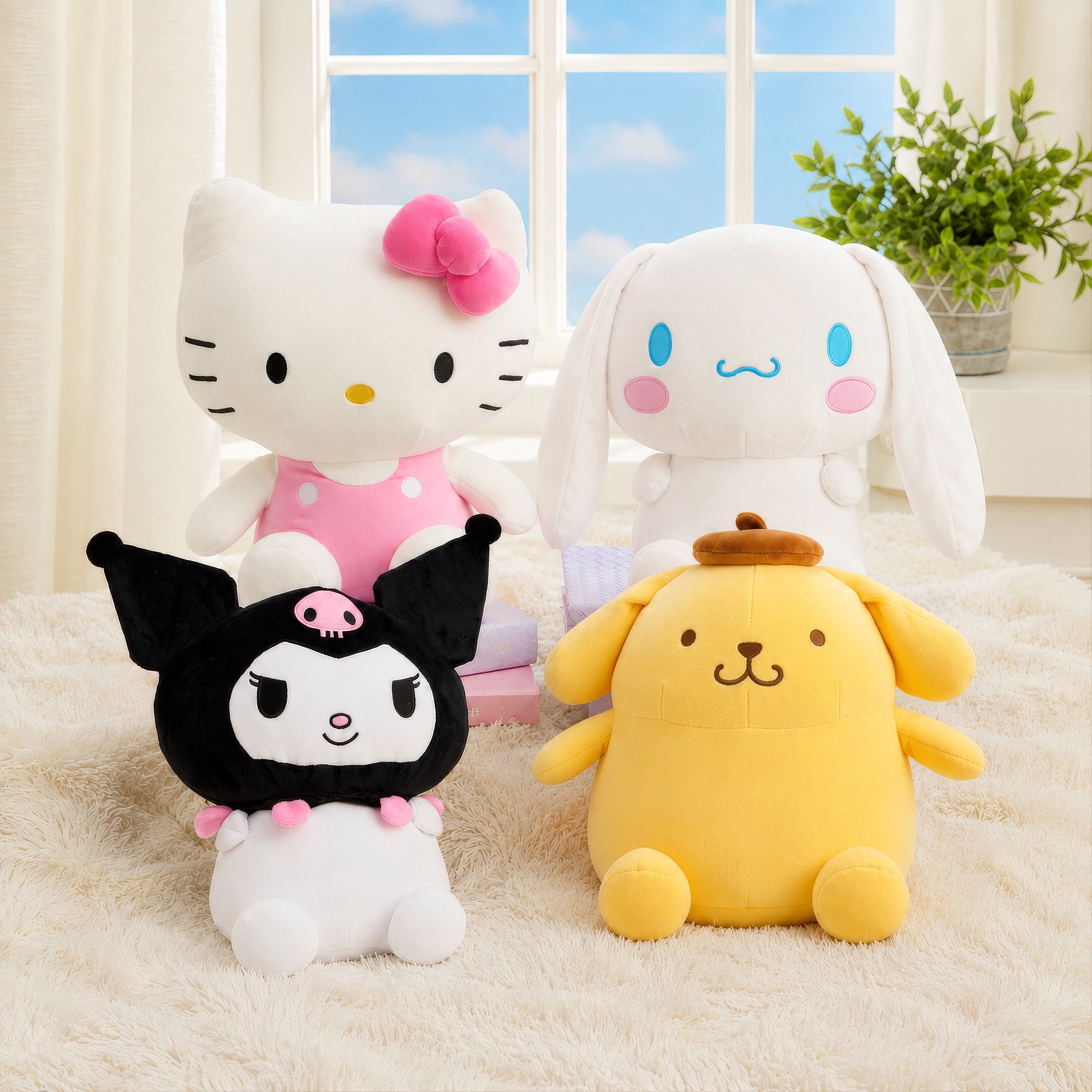 Sanrio Kuromi Kids Kids Weighted Pillow Buddy, 3 lb Character Plush