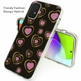 thumbnail image 3 of Kaleidio Case For Samsung Galaxy A52 5G [Thick Hybrid] Protective TPU [Shockproof] Skin Cover [Pink Hearts], 3 of 3