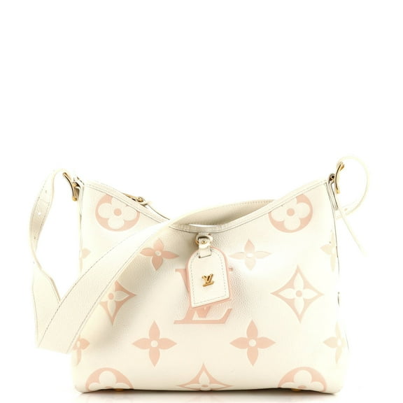 Pre-Owned Louis Vuitton CarryAll Hobo Monogram Empreinte Giant PM By Rebag