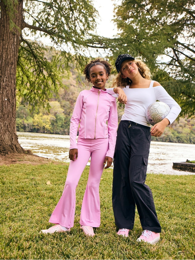 Justice Girl's Crossover Waistband Flare Pant, Sizes XS - XLP