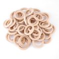thumbnail image 2 of LHCER Wooden Craft Rings, Wooden Craft Loop Unfinished Wood Rings For Wooded Craft Making, 2 of 8