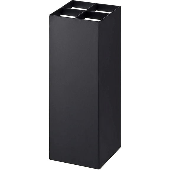 Stylish Black Steel Umbrella Stand, One Size Fits All Rawiri