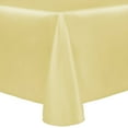 thumbnail image 2 of Ultimate Textile (2 Pack) Reversible Shantung Satin - Majestic 90 x 156-Inch Rectangular Tablecloth - for Weddings, Home Parties and Special Event use, Cornsilk Light Yellow, 2 of 4