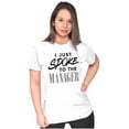 thumbnail image 3 of I Spoke to the Manager Karen Quote Women's Plus Size Shirt Brisco Brands 2X, 3 of 6
