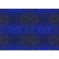 thumbnail image 1 of Ahgly Company Machine Washable Indoor Rectangle Transitional New Midnight Blue Area Rugs, 5' x 8', 1 of 7