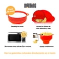 thumbnail image 4 of Palomera de Silicona Plegable para Microondas Sin Aceite Micro Facil Palomitas Caseras Marthing Bowl Palomero Plegable de Silicon Facil de Usar y Limpiar, Ideal para uso Domestico en Familia, Gris, 4 of 10