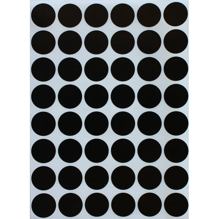 216 Pieces Black Messy Dots Adhesive Circles Black Dot Stickers  Self-Adhesive Black Dots Label Assorted Black Circle Stickers for Halloween  Costume