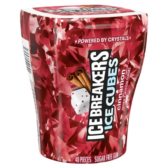 Ice Cubes Gum Cinn Sf Bottl - 3.24 Oz