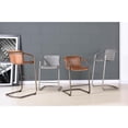 thumbnail image 3 of Indy Faux Leather Arm Bar Stool (Set of 2), Multiple Colors, 3 of 7