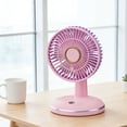 thumbnail image 6 of Portable Fan Rechargeable with Round Base, Desk Cooling Fan for Outdoor Travel Gift, 6 of 6