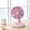 B, variant on Round Base Fan, Rechargeable Portable Desktop Fan, Ideal Gift Choice, Suitable for Dormitories, Offices, And Travel