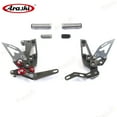 thumbnail image 2 of Arashi (Version 2.0) Rearsets for Triumph Speed Triple 1050 2011 - 2015 2012 2013 2014 Motorcycle Accessories Adjustable Footrests Foot Pegs Rear Sets Gray, 2 of 6