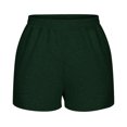 thumbnail image 4 of biudgviw Athletic Shorts for Women Elastic High Waisted Running Shorts Summer Comfy Solid Color Sporty Sweat Shorts, 4 of 5