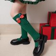 thumbnail image 6 of Kids Crew Socks with Bow Detail, Festive Red Cotton Mid-Calf Ankle Socks for Girls & Boys, Soft Comfortable Holiday Stocking Stuffers Ideal for School, Party, and Winter Season Gift Giving, 6 of 6