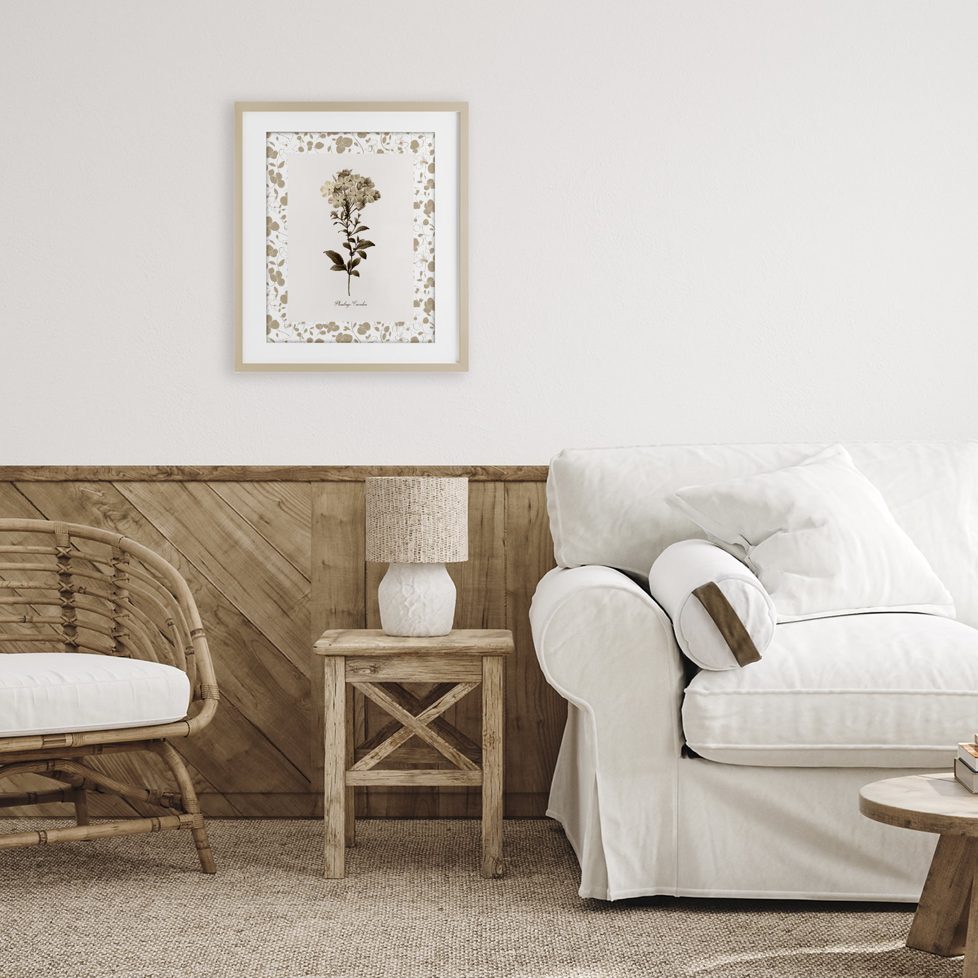 Stupell Industries Neutral Imperial Botanical Birch Framed Print Under Glass, design by Kelly Donovan