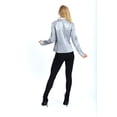 thumbnail image 4 of Fantazia Apparell Womens Long Sleeve Button Closure w Ruffle Collar Top, 4 of 4