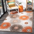 thumbnail image 5 of SAFAVIEH Cabana Anuki Beige/Blue 2'2"X9' Runner Indoor/Outdoor Area Rug Beige/Orange, 5'5" x 7'7", 5 of 14