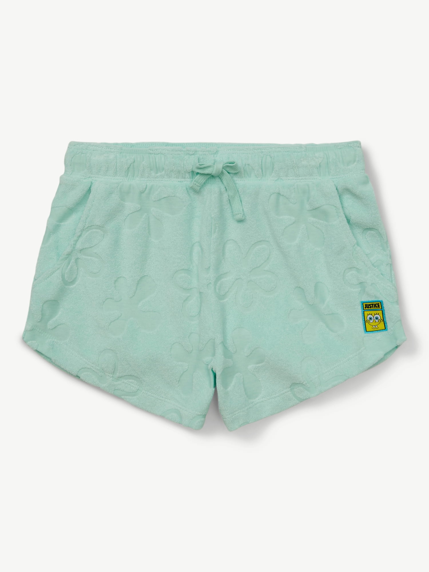 SpongeBob X Justice Girls Jacquard French Terry Short, Sizes XS - XLP