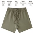 thumbnail image 2 of Pantalones cortos de gimnasio atléticos para hombre, cintura elástica de 5,5 pulgadas, pantalones cortos de entrenamiento para hombre con bolsillo de pijama informal, 2 of 6