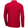 thumbnail image 3 of Men's Colosseum Heather Gray/Scarlet Boston University Prospect Quarter-Zip Jacket, 3 of 3