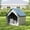 Blue, variant on Hemoton Small House Cat Bed Cave Indoor Outdoor Pet House Made with Durable PP Material