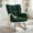 Green, variant on Glider Chair, Tufted Rocking Chair with Sturdy Metal Frame, Upholstered Teddy Fabric Accent Chair for Living Room or Bedroom, Ergonomic High Back and Armrest Design, Ivory White