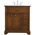 thumbnail image 5 of 32 inch single bathroom vanity in Teak, 5 of 16