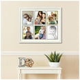 thumbnail image 2 of ArtToFrames Collage Photo Picture Frame with 6 - 8x10" Openings, Framed in White with Brilliant White and Black Mats (CDM-3966-1055), 2 of 8