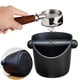 thumbnail image 1 of Espresso Knock Box Contenedor Molido Cubo Basura para Absorbente Golpes Antideslizante Con Barra Golpe Extraíble Posos, 1 of 9