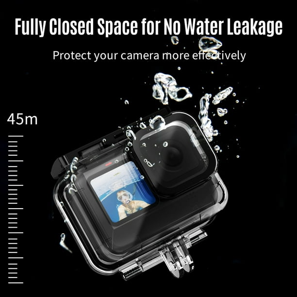 Boîtier étanche pour GoPro, housse de protection pour plongée sous
