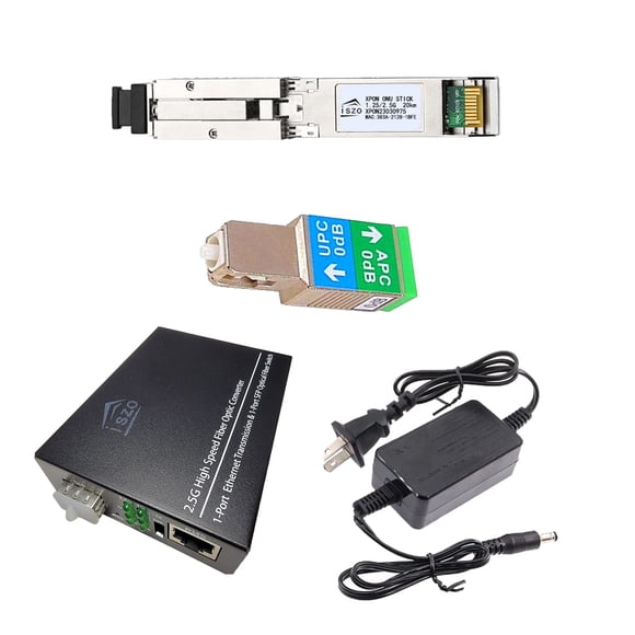 Modem iszo XPON Stick 2.5G ONU Conversor de Medios 20 km